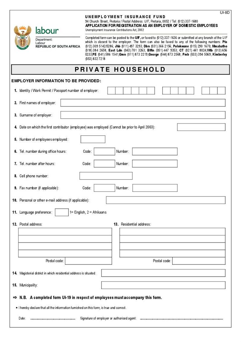 Canada work permit application form